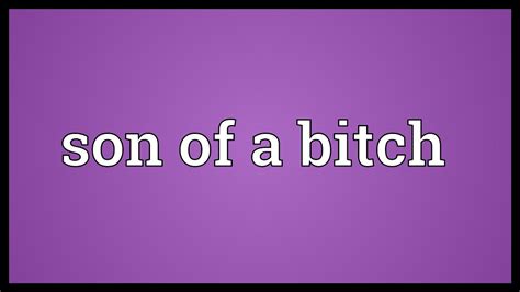 Son Of A Bitch! [v0.30] [Avenger] .